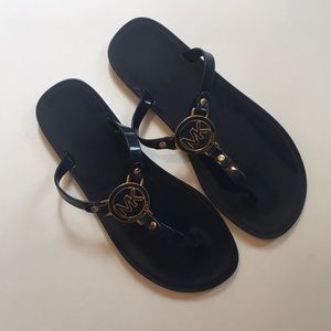 Navy Blue MK Sandals